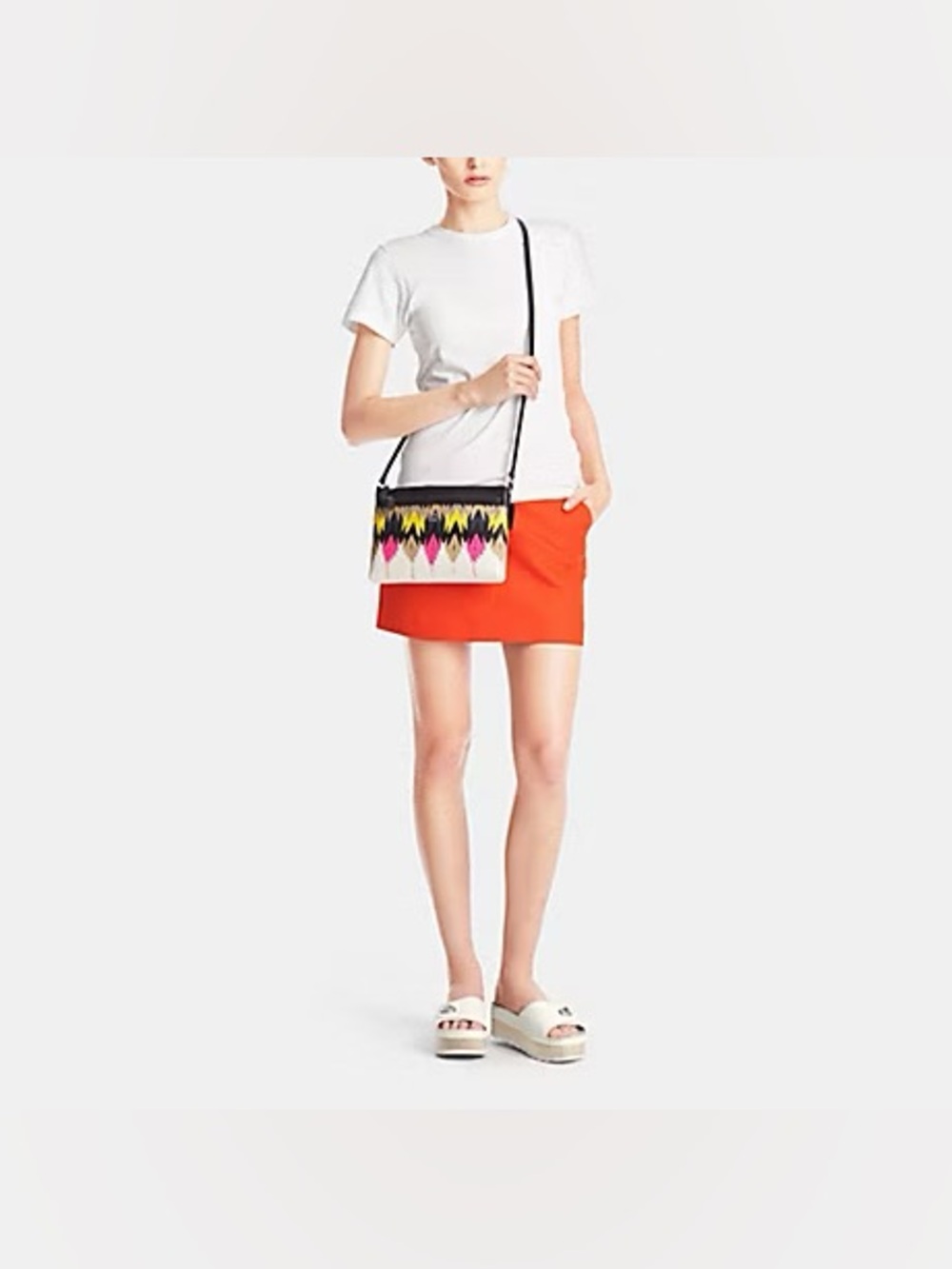 Coach LIMITED EDITION Hawk Feather Swingpack crossbody w/Pop Up Pouch 2015 - Picture 11 of 11